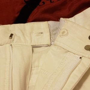 Macy's JM Collection White Cotton Slacks